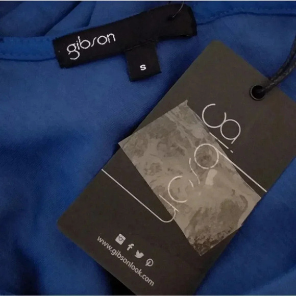 GIBSON BABY PONTE BOW BACK LONG SLEEVE TOP - Picture 3 of 5